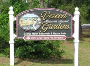 Vereen Memorial Historical Gardnes sign