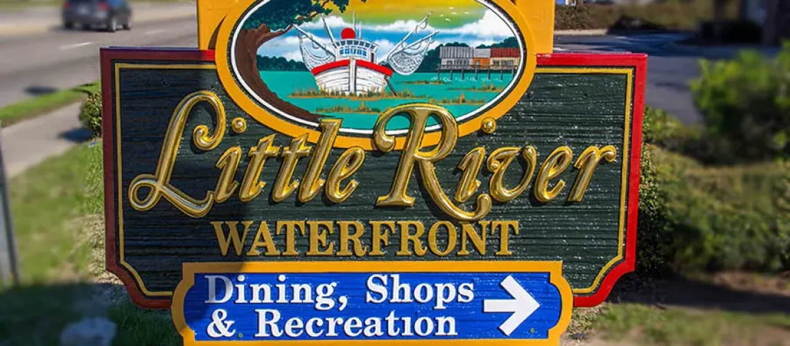LR Waterfront Sign